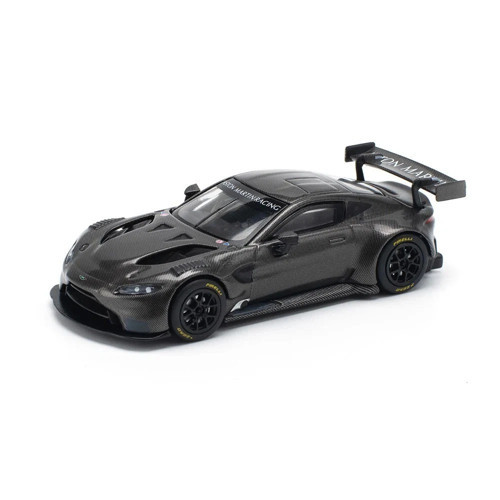 Pop Race Aston Martin GT3 Carbon Fiber 1:64 Diecast Model Araba PR64-178