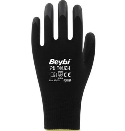 Pu Touch Poliüretan Polyester Iş Eldiveni 12 Çift