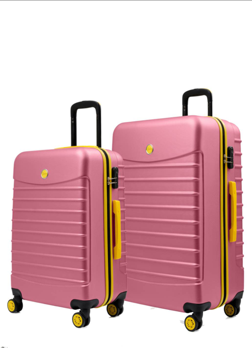 2'li Valiz Seti Büyük Boy - Orta Boy Pembe 1168