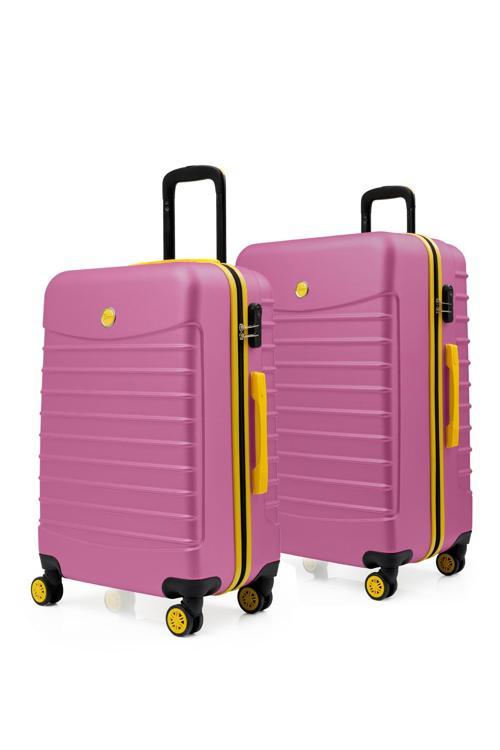 2'li Valiz Seti Büyük Boy - Orta Boy Pembe 1168