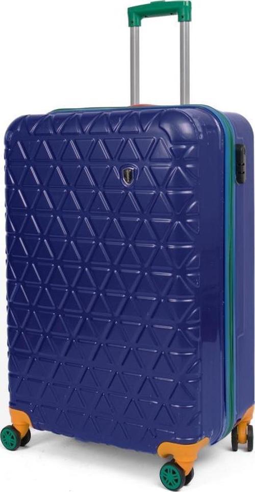 Kabin Boy %100 Polikarbon Valiz 4x2 Teker Lacivert 1089