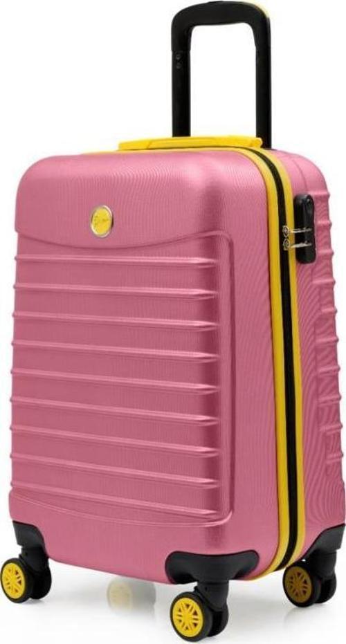 Kabin Boy Valiz 4x2 Teker Pembe 1168