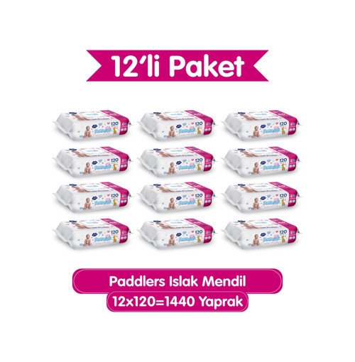 Islak Mendil 12x120 li Koli (1440 Yaprak)