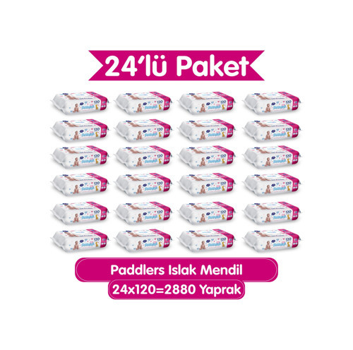 Islak Mendil 24x120 li Koli (2880 Yaprak)