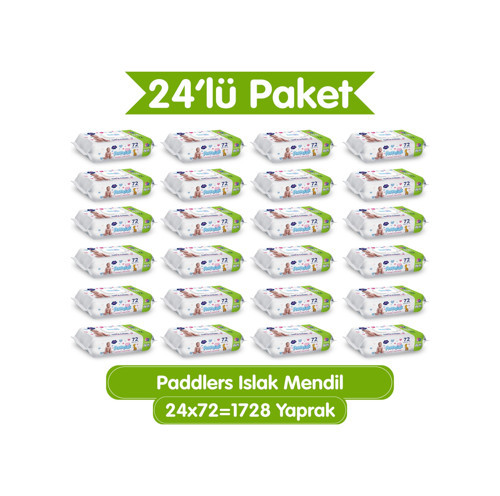Islak Mendil 24x72 li Koli (1728 Yaprak)