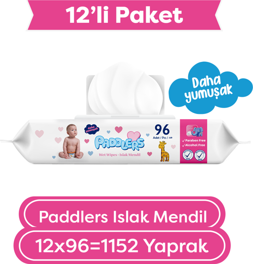 Islak Mendil 96x12 li Koli (1152 Yaprak)