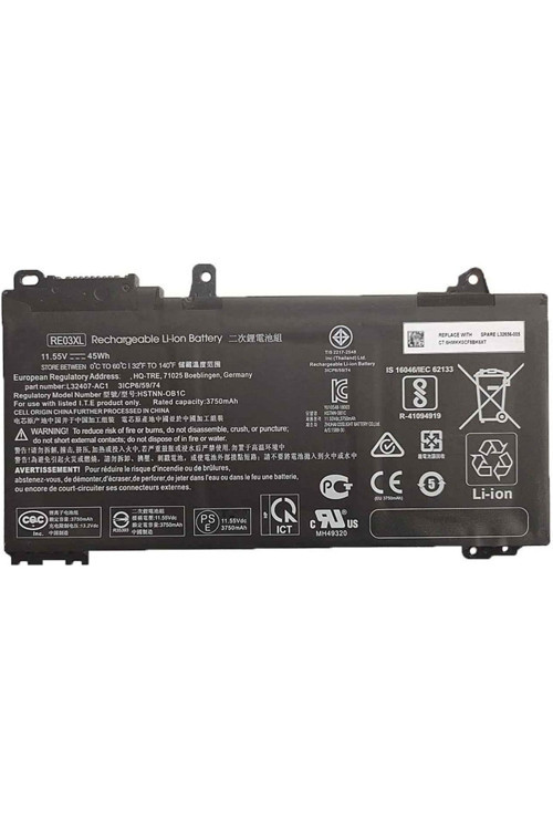 HP ProBook 450 G7 (9TV52EA) Notebook Bataryası, Laptop Pili