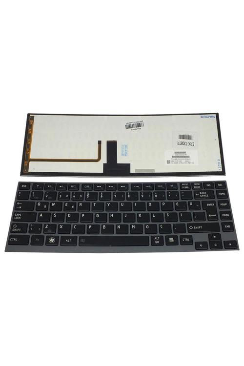 Toshiba Z835-P330 Notebook Klavyesi - Siyah - Backlit