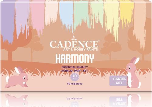 HARMONY AKRİLİK 10'LU SET PASTEL RENKLER 59ML