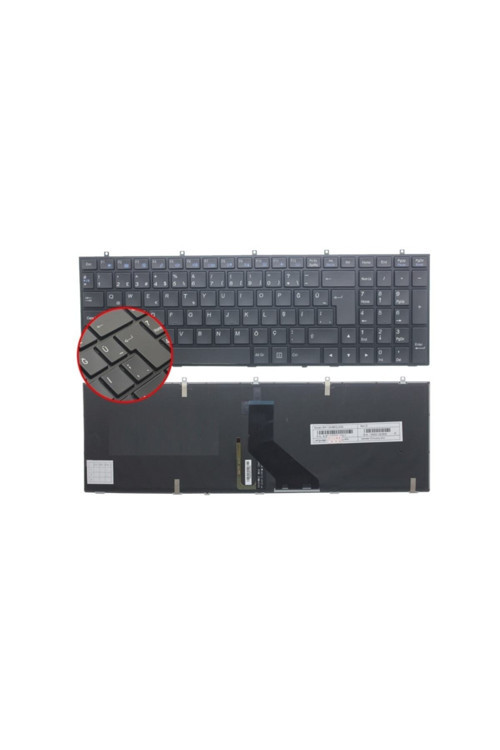 Monster Abra A7 V5.2 Notebook Klavyesi (Siyah TR) ışıklı
