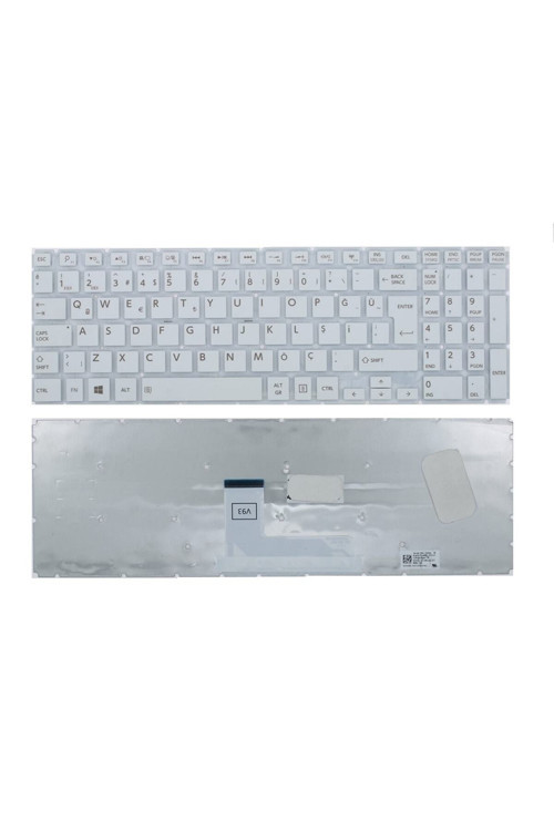 Toshiba Satellite P50W P50W-B P50W-C Klavye Beyaz TR