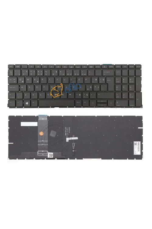 HP ProBook 450 G9 (6S6Z1EA19) Notebook Klavyesi (Siyah TR) - ışıklı