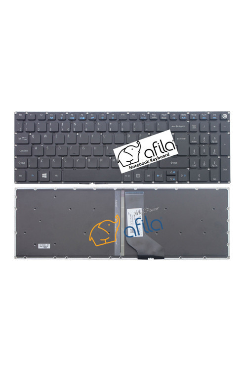 Acer Aspire ES1-572-33TK Notebook Klavyesi (Siyah TR) ışıklı