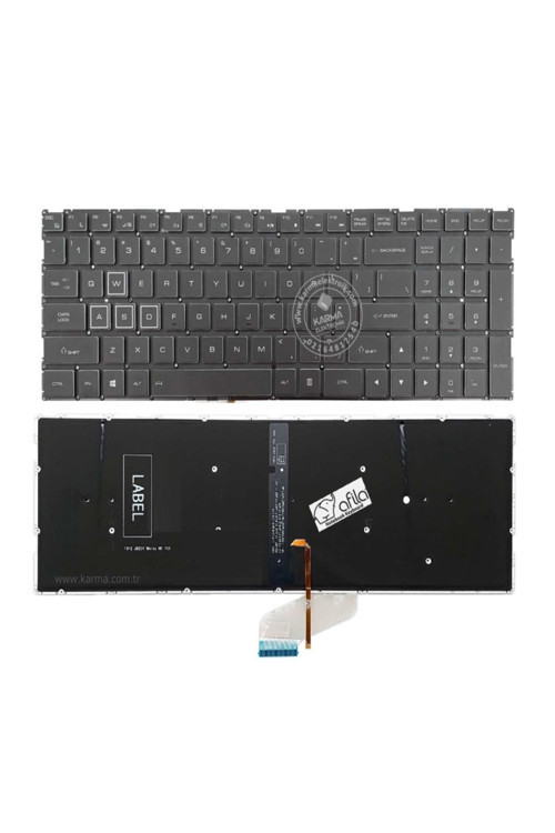 Casper Excalibur G780.1075-BE60X Klavyesi, Tuş Takımı TR Işıklı
