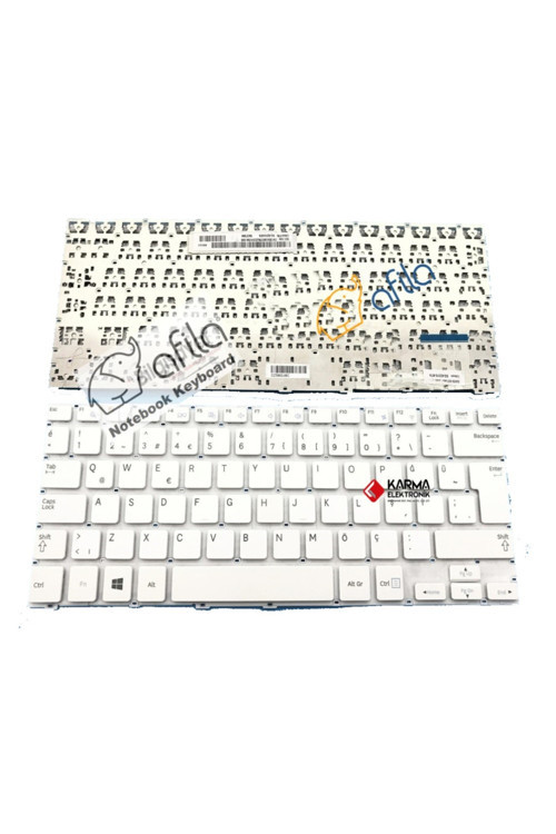 Samsung Ativbook NP915 NP905 NP910 Notebook Klavye Beyaz TR
