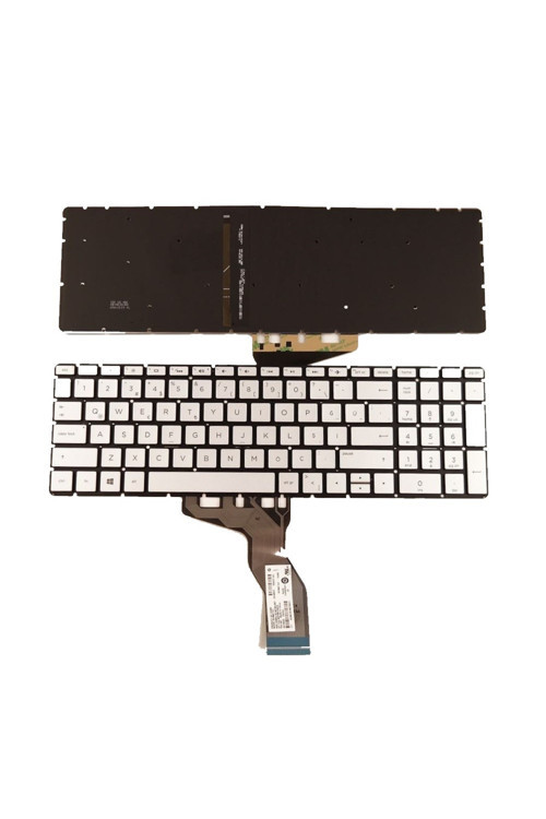 Hp 15s-EQ1015nt 9YJ08EA Notebook Klavyesi (Silver-Gri TR) ışıklı