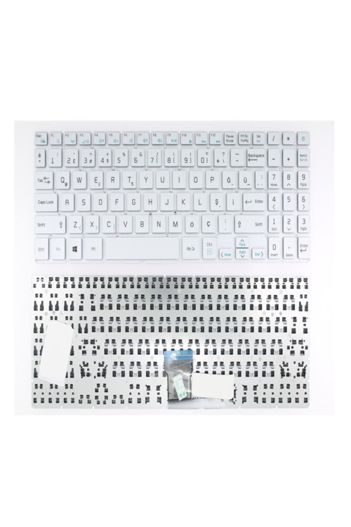 Casper Nirvana S500.8265-8D50X-G Silver Notebook Klavyesi Gri TR