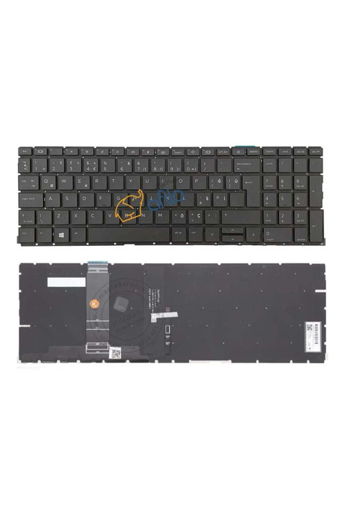 HP ProBook 450 G9 (6S6X0EA06) Notebook Klavyesi (Siyah TR) - ışıklı