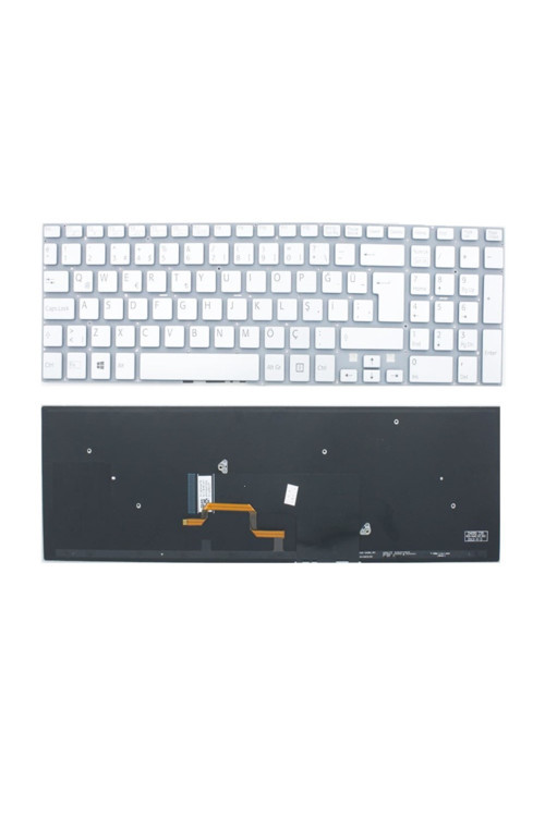 Sony Vaio149241441TR, AEHK9A001303A, 9Z.NAEBQ.20T Notebook Klavyesi - Gri TR / ışıklı