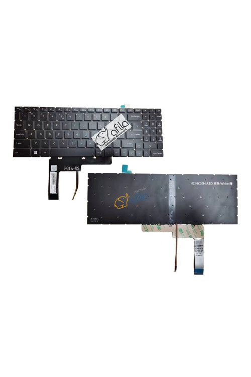 MSI PULSE GL66 11UCK-219TR msi Notebook Klavyesi Siyah TR, Ver.1 (Beyaz Işık)
