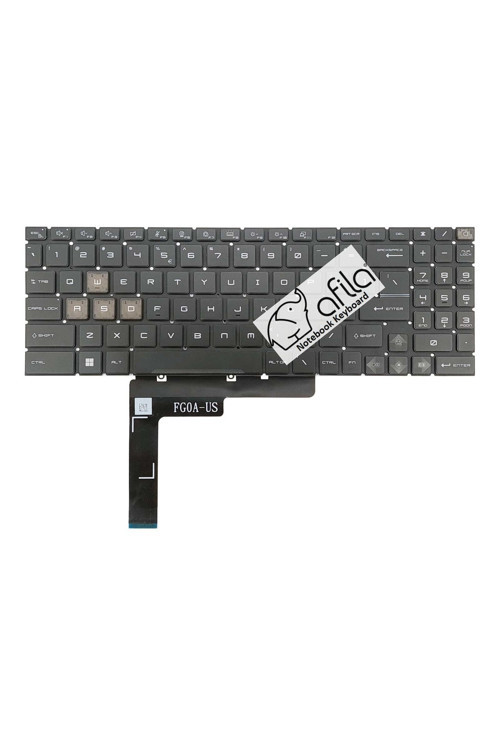 MSI Katana GF76 11UC-071TR msi Notebook Klavyesi Siyah TR, WASD - Mavi Işıklı