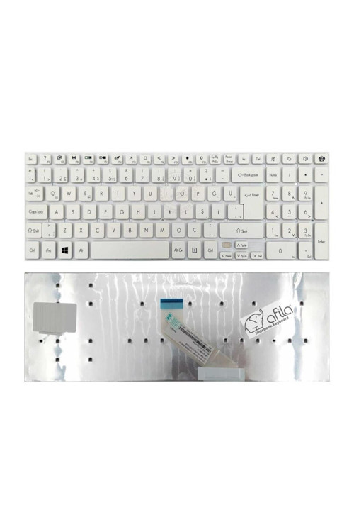 Packard Bell TS44-HR-703TK Notebook Klavyesi (Beyaz TR)