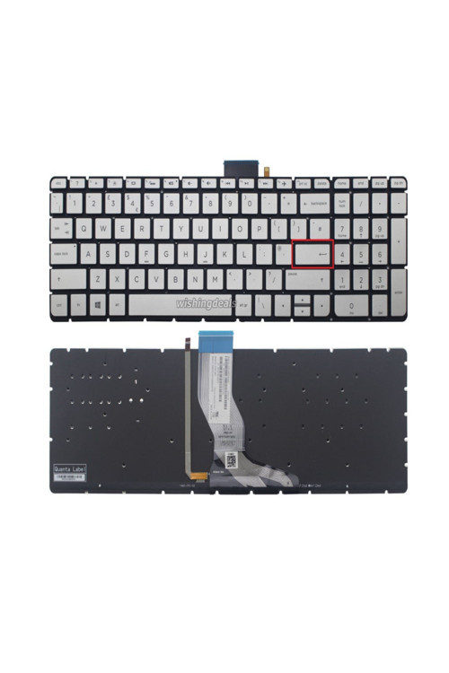 Hp 856035-001, 856035-141 Klavyesi (Silver Gri TR) ışıklı