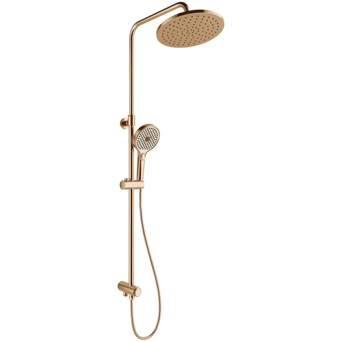 Rain Round Push Buton Rose Gold Yuvarlak Duş Barı 410200505499