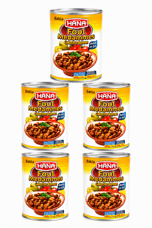 Bakla Konservesi 400gr X 5 Adet