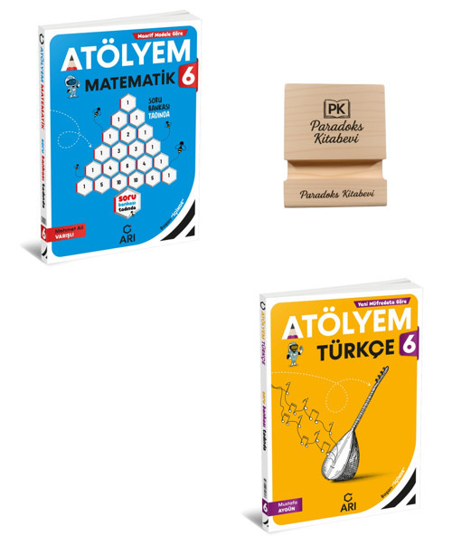 Arı 6. Sınıf Matematik ve Türkçe Atölyem + Telefon Standı
