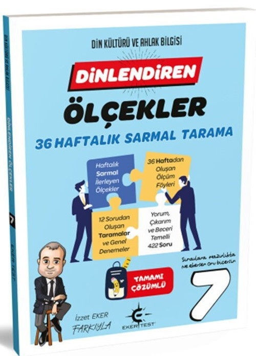 7. Sınıf Dinlendiren Ölçek ler 36 Haftalık Sarmal Tarama Eker Test