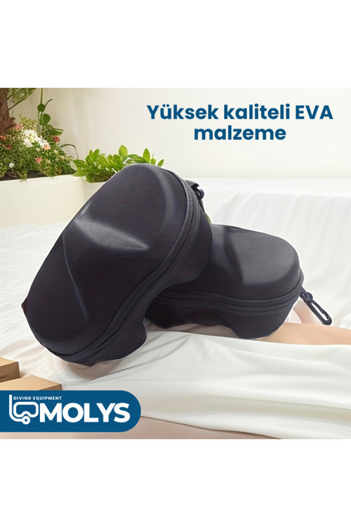 Dalış Maskesi Koruma Kutusu – Çok Sağlam, Darbe Dayanıklı, EVA Malzeme