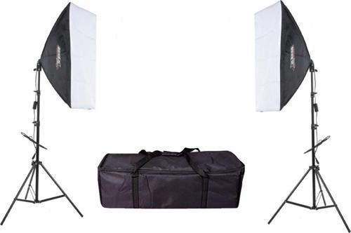 2'Li Set Tek Duylu Ampulsüz Softbox