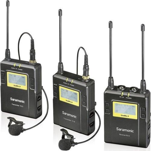Uwmic9 Kit 2 Çift Konuşmacılı Telsiz Mikrofon Seti