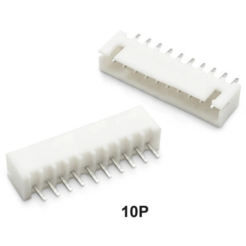 10 Pin JST-XHB 2.54 Düz Tunik Konnektör Erkek