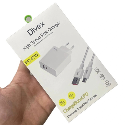 67W Type-C ( USB-C ) + USB Yüksek Hızlı Şarj Aleti DS-306