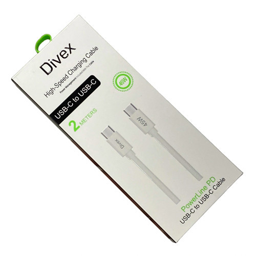 45W Type-C to Type-C Yüksek Hızlı Şarj Kablosu 2m DC-216