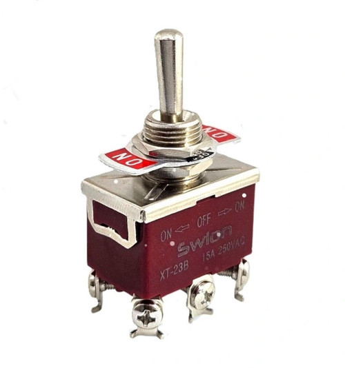 IC-158S SWION Toggle Switch On-Off-On 15A 6P Ø12mm XT-23B