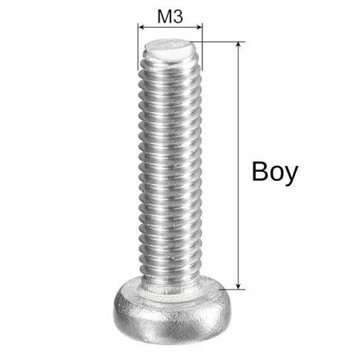 M3X50mm YSB Vida – DIN7985 (Yıldız Silindir Başlı Civata)