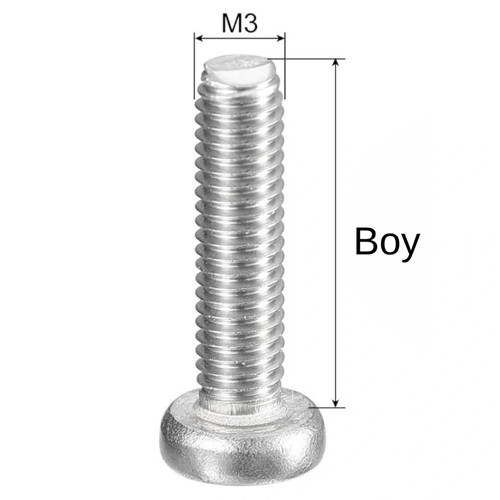 M3X5mm YSB Vida – DIN7985 (Yıldız Silindir Başlı Civata)