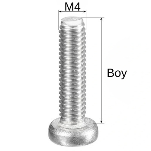 M4X50mm YSB Vida – DIN7985 (Yıldız Silindir Başlı Civata)