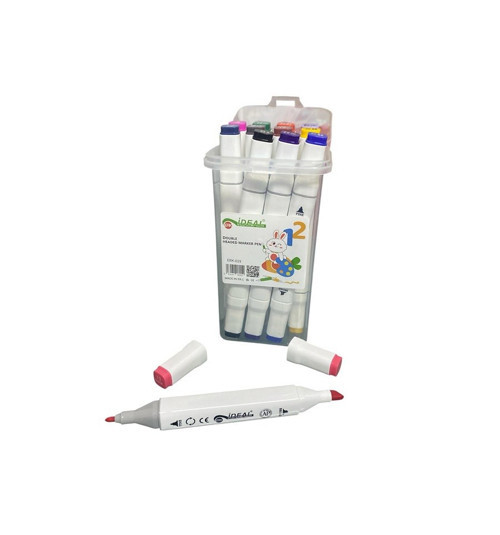 12 Li Kutulu Marker Profosyonel Boya Kalemi 2552