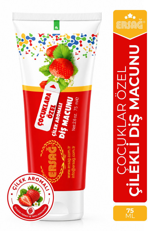 Çilekli Diş Macunu Çocuklara Özel 75 ML