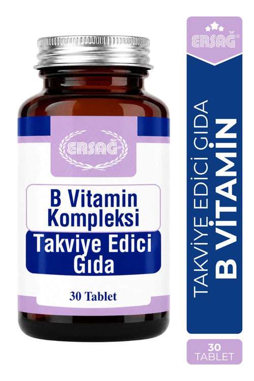 B Vitamin Kompleksi Takviye Edici Gıda 30 Kapsül