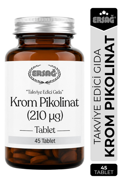 Krom Pikolinat Takviye Edici Gıda 45 Tablet