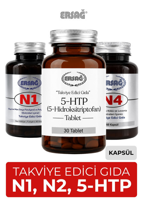 N1 Kapsül N2 Kapsül 5-HTP Tablet Seti