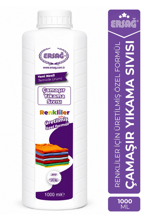 Renkliler İçin Çamaşır Yıkama Sıvısı 1000 ML