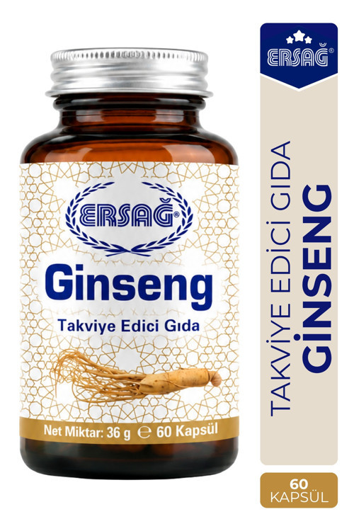 Ginseng Takviye Edici Gıda 60 Kapsül