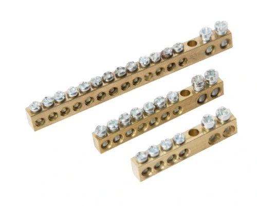 Delikli Pano Topraklama Klemensi Ayaksız PTK5007 2+18 6,5 x 9 mm 20 Adet