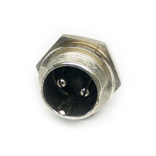 IC-261M 12mm Mayk Erkek Fiş Şase 2P Konnektör